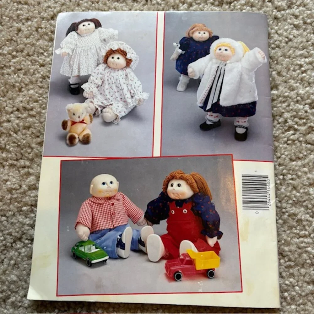 The Original Doll Baby 1984 Vintage Easy Fashions to Sew Sewing Patterns